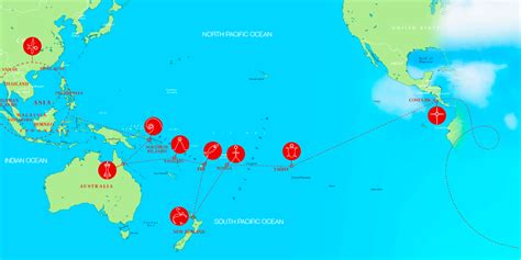 Falcon Volcano Tonga Islands Map