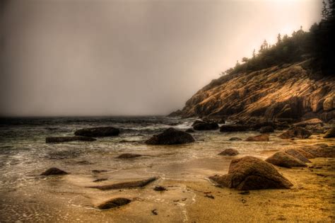 The beach at Acadia National Park near Bar Harbor, Maine - JoeyBLS ...