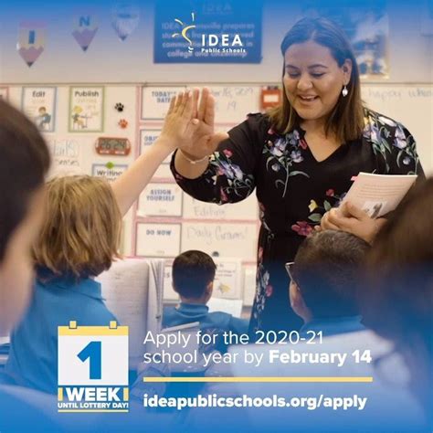 Apply For Our 2020-21 School Year | IDEA Public Schools | 1 week until ...