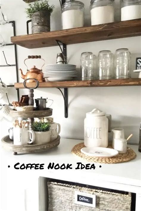 Coffee Corner Ideas For a Small Space Coffee Nook-PICTURES & Designs