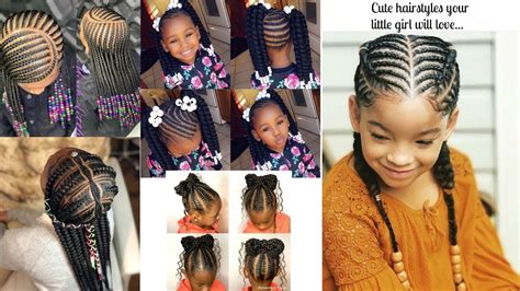 Little Girls Braids Hairstyles With Beads