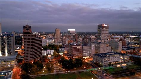 Skyline of Memphis in Tennessee by Night - MEMPHIS, UNITED STATES ...