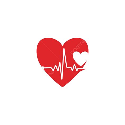 Heart Pulse Logo Template Vector Symbol Line Graph Ekg Vector, Line, Graph, Ekg PNG and Vector ...