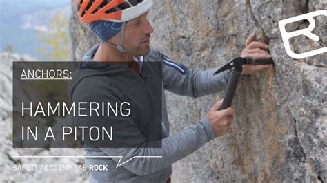 Anchors: Hammering in a normal piton – Tutorial (23/43) | LAB ROCK ...