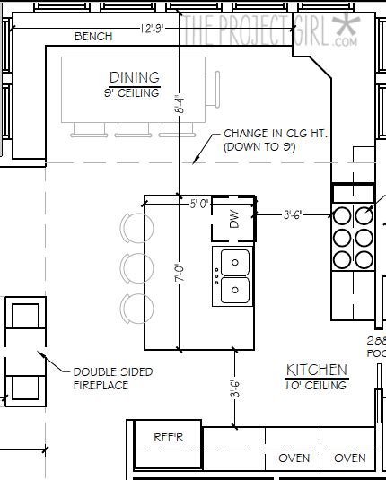 floorplan really loving everything about this post/kitchen, modern farmhouse, they layout is ...