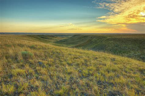 The Sunset Over Grasslands National Park by Robert Postma / Design Pics