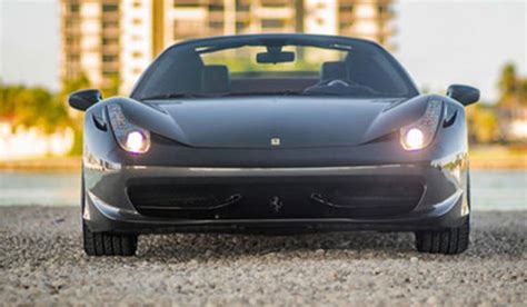 Ferrari 488 Spider Black - West Coast Luxury Rentals Nashville