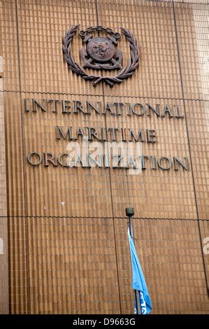 IMO - International Maritime Organization logo symbol flag Stock Photo ...