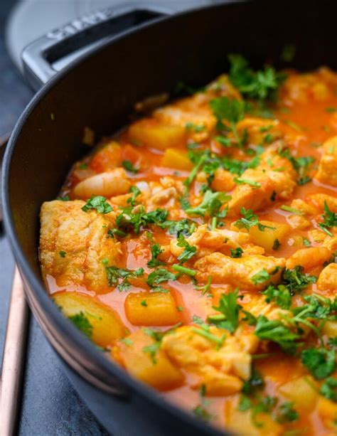 Spanish Fish Stew with Potatoes – Skinny Spatula