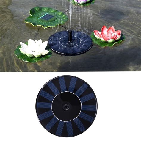 200L/H Solar Fountain Solar Water Fountain Garden Pool Pond Outdoor Solar Panel Fountain ...