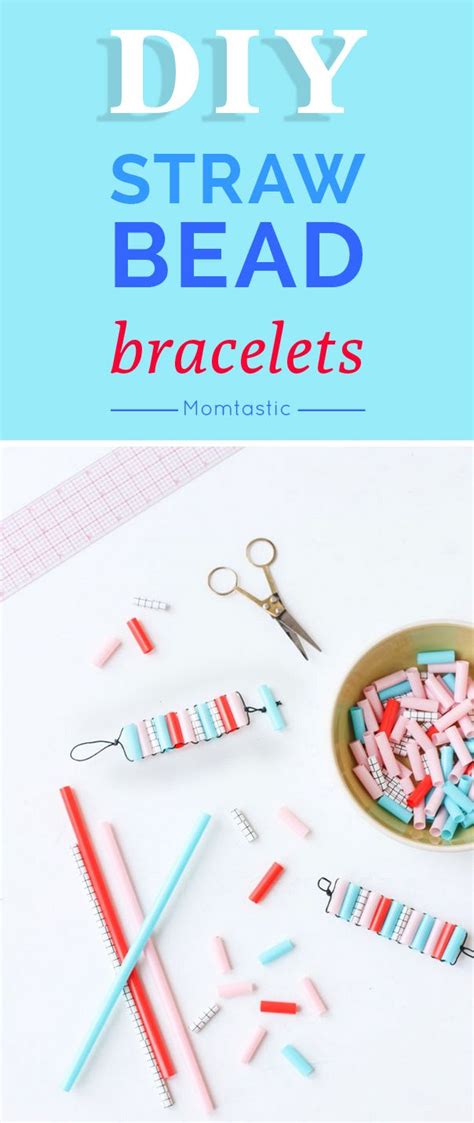 After School Kid Craft Idea: DIY Straw Bead Bracelets - Momtastic.com | Diy straw, Diy bracelets ...