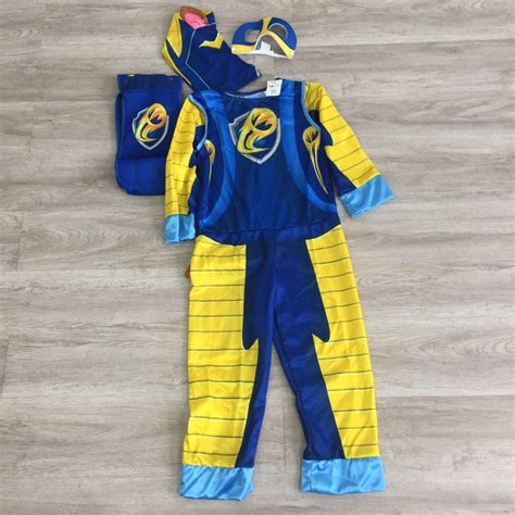 Paw Patrol Mighty Pups Chase Costume, Size small 4/6 ages 3-4