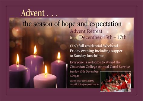 An Advent Retreat in the Beautiful Surroundings of Mount Saint Joseph Abbey. – Mount St Joseph ...