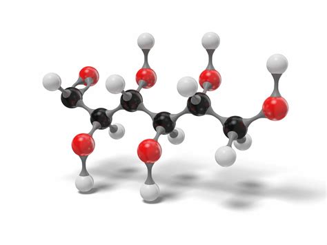 3D glucose open chain molecule model - TurboSquid 1570289