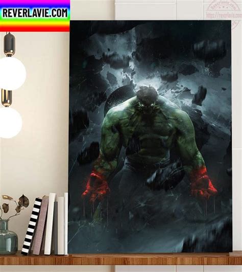 Hulk World Breaker Fan Art Movie Home Decor Poster Canvas