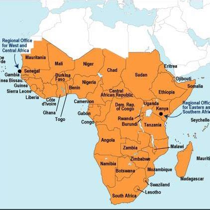 Map of Sub-Saharan Africa | Download Scientific Diagram