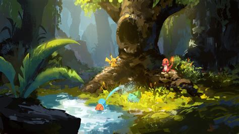 ArtStation - pokemon game concept, Shen YH | Pokemon, Paesaggi, Sfondi