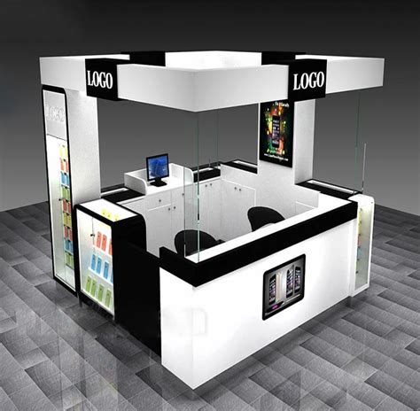 cellphone repair kiosk design | Counter design, Cell phone kiosk, Shop counter design