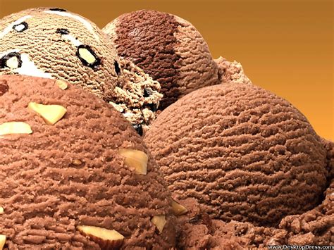 Desktop Wallpapers » Other Backgrounds » Chocolate Ice Cream with Nuts ...