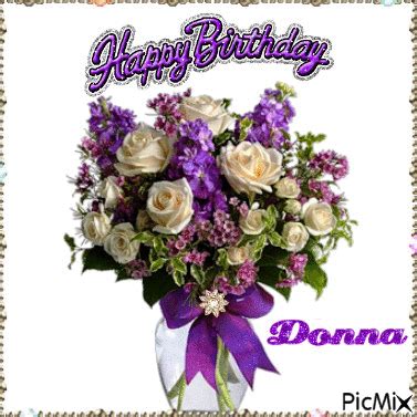 Happy Birthday Donna - Free animated GIF - PicMix