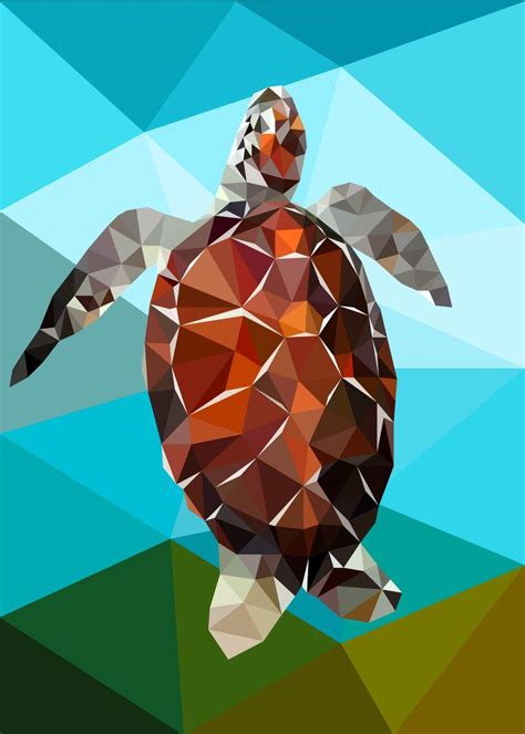 'Turtle' Poster by toan nguyen | Displate