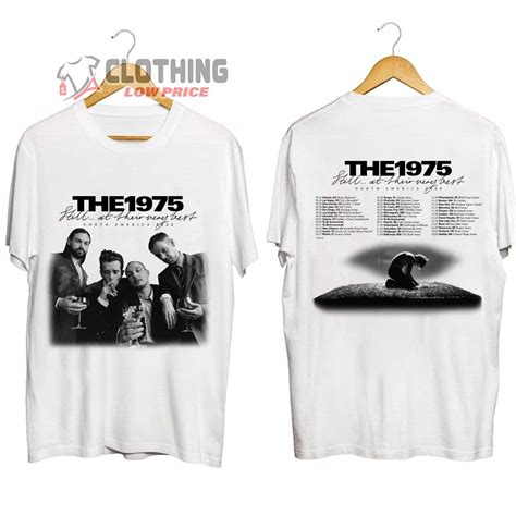 The 1975 Tour 2023 Setlist Merch, At Their Very Best North America Tour 2023 Shirt, The 1975 ...