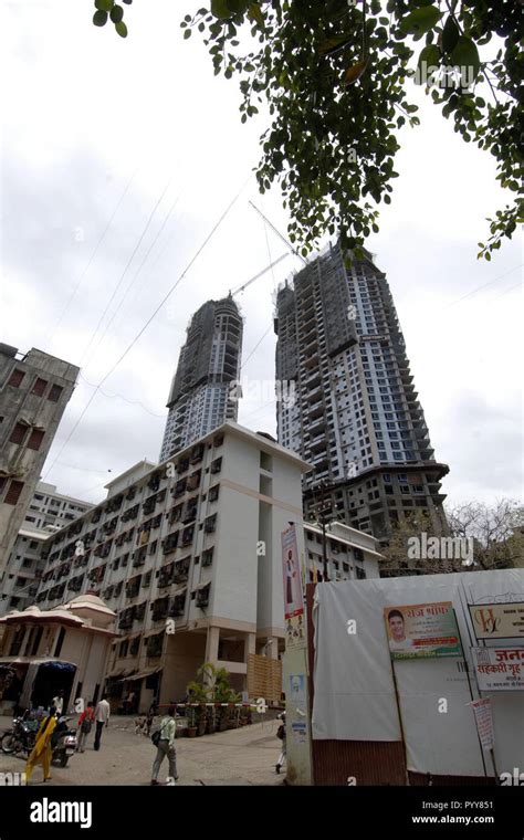 Mumbai lower parel skyline hi-res stock photography and images - Alamy