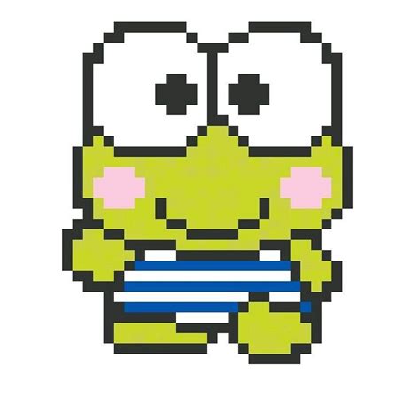 Keroppi | Pixel art, Hello kitty wallpaper, Hello kitty