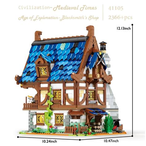 Medieval Blacksmith Shop 41105 | JMBricklayer Building Toys Shop