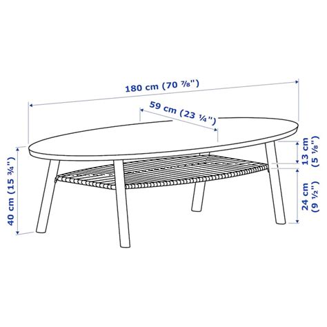 STOCKHOLM coffee table, walnut veneer, 707/8x231/4" - IKEA