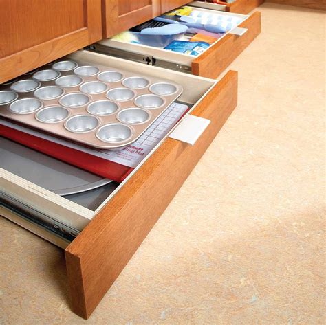 How to Build Under-Cabinet Drawers & Increase Kitchen Storage | Under cabinet drawers, Diy ...