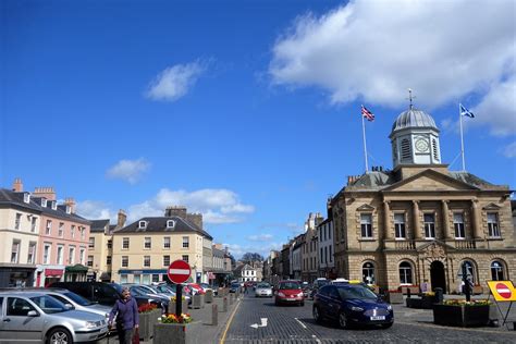 Kelso is an attractive town in the Scottish Borders region