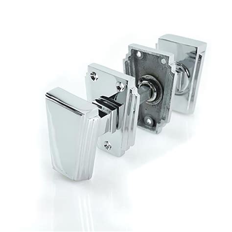 Polished Chrome Art Deco Door Knobs Cast in Style | Chrome Door Knobs