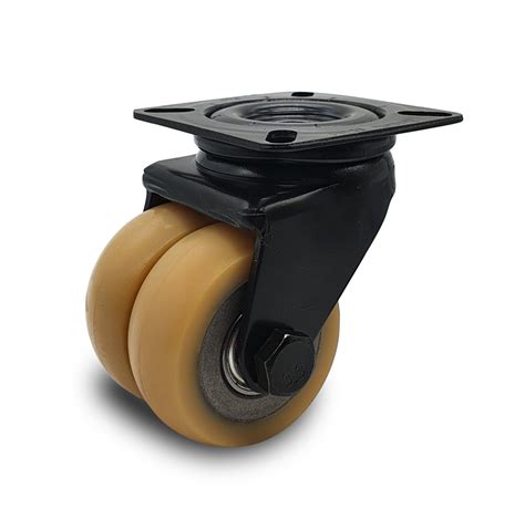 Theatre svivel castor with Vulkollan wheel | Swivel castors | Double Castors | Castors ...