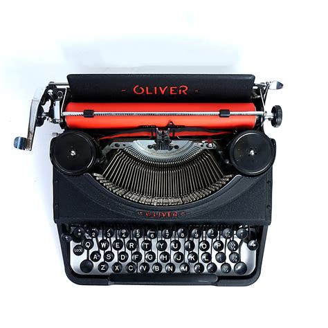 Oliver Portable Typewriter 1954 For Sale - My Cup Of Retro Typewriters