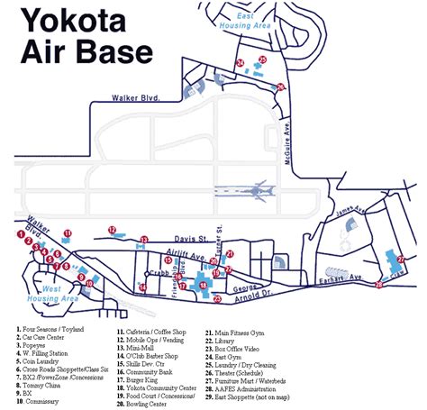 Yokota Air Base Map - Map Of The World