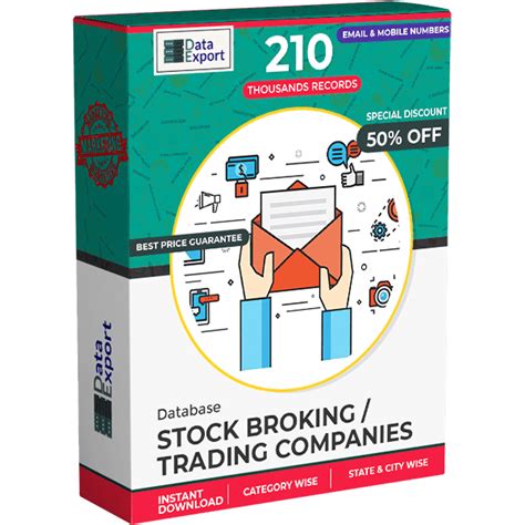 Stock Broking/ Trading Companies Database - Buy Marketing Database