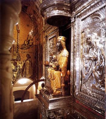 Black Madonna at Montserrat, Spain: The Image of the the Virgin Mary at Montserrat, Catalonia