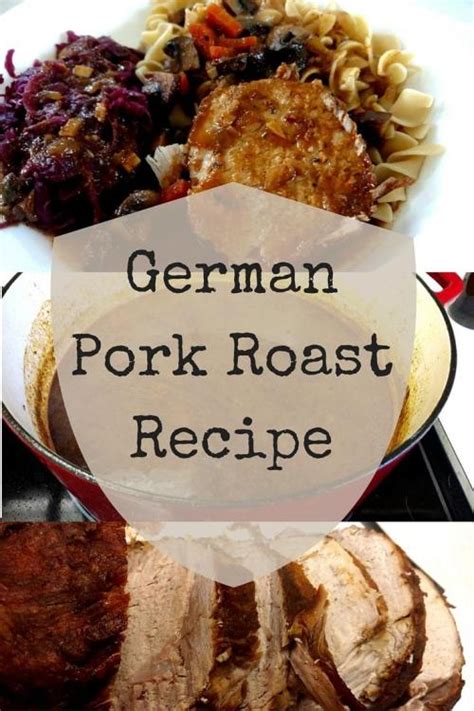 German Pork Roast Recipe - Schweinebraten - Maria Abroad