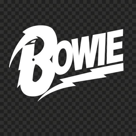 Bowie White Logo HD PNG | Website color palette, Logo sign, Purple logo