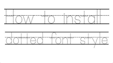 Tracing Name Fonts - Name Tracing Worksheets