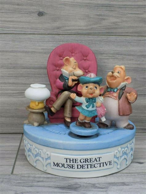 Disney The Great Mouse Detective Animated Figure Musical Memories ...