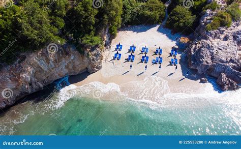 Gjipe Beach, Famous Beach in Albania Stock Photo - Image of ocean, blue ...