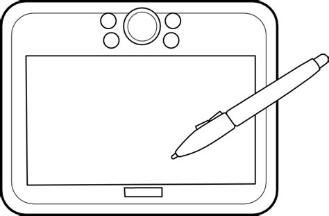 Graphic Tablet Clip Art at Clker.com - vector clip art online, royalty free & public domain