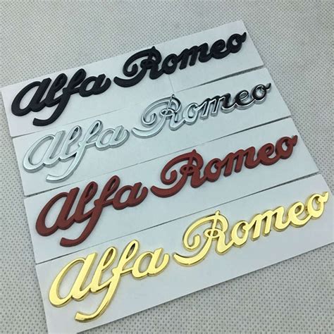 Alfa Romeo Emblem Modified Decal for Fender/side Panel and Rear Badge ...