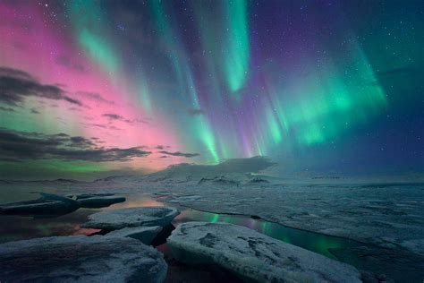 Aurora northern lights, iceland HD wallpaper | Wallpaper Flare