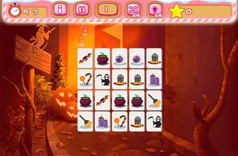 Halloween Mahjong Connection - play game online in full screen