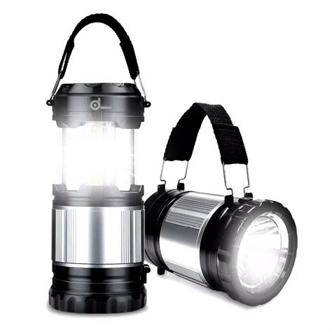 Portable Lantern Solar Camping Lamp Outdoor USB LED Collapsible Camp ...