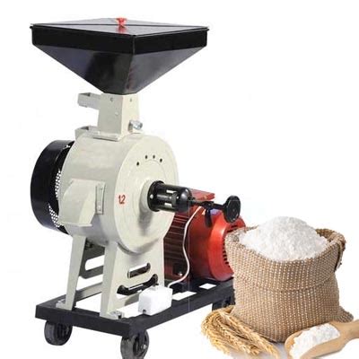 Buy Flour Mill 12 inch Stone Type 40kg per hour With Motor - yantratools