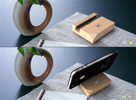 Ivior iPhone 4G Wooden Dock | Gadgetsin